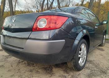 Renault Megane II 2.0 benzyna Karmann alu climatronic skóra czarno-czerwona