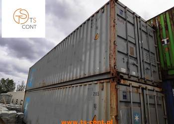 Kontener morski magazynowy budowlany 40 DV 40 HC używany 12 metrowy