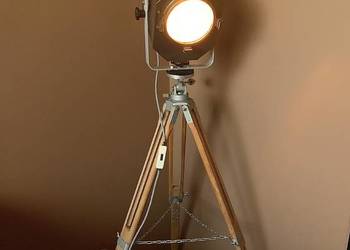 Stara Lampa teatralna PRL Vintage