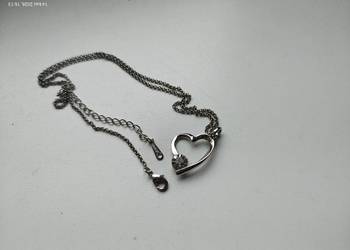 Łańcuszek z zawieszką wisiorek serce