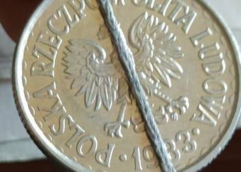 Sprzedam monete 1 zloty 1983 r lekka skrętka bbb