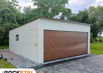 Garaż blaszany, blaszak, wzmocniona konstrukcja