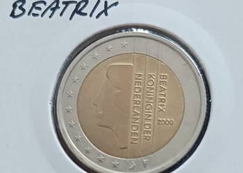 2 Euro Holandia 2000 r. Beatrix - około mennicze