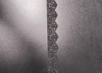 Choker koronkowy czarny