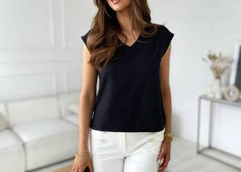 TOP ADIKA - Bluzka czarna rozmiar 36 biust 92 cm