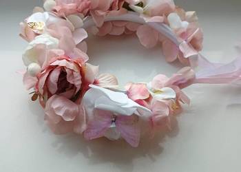 Opaska kwiatowa Motyle