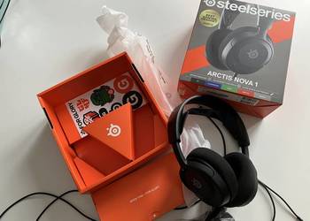 Słuchawki SteelSeries Arctis Nova 1 TANIO OKAZJA GRY CS Stream Rozmowy YouT