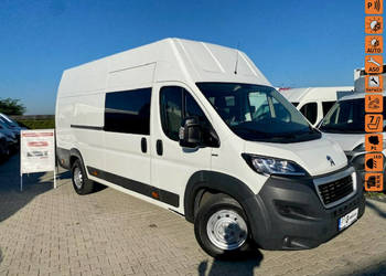 Peugeot Boxer / Salon PL / Brygadówka DOKA 7 osób / Maxi L4H3 / Klima / Gw…
