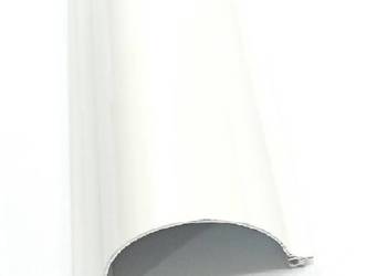 kaseta do rolet materiałowych biała aluminiowa za 100 cm