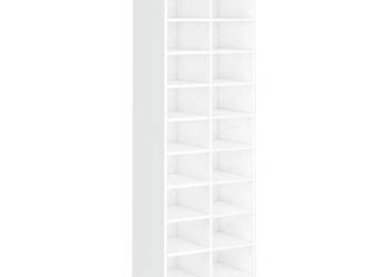 vidaXL Szafka na buty, wysoki połysk, biała(SKU:800375)