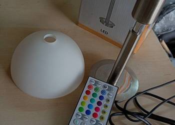 Lampka stołowa nocna Action Amber L6064 LED E14 + Pilot RGB