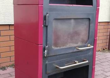 Piec kominek karlik koza szamot piecyk ogrzewanie garaż
