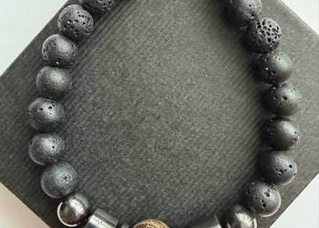 Bransoletka męska z kamieni naturalnych