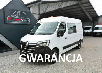 Renault Master L2H2 średniak 7-osobowy lift 2023r Brygadówka doka pełna op…