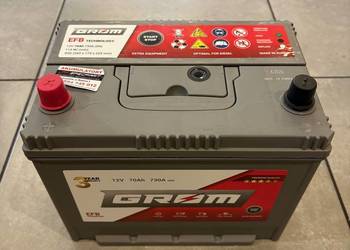 Akumulator Grom Efb Start&Stop 70Ah 730A Japan Prawy Plus