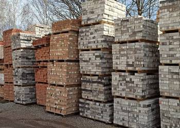 Cegła ręcznie formowana 55gr/szt jak poniemiecka rustykalna holenderska kli