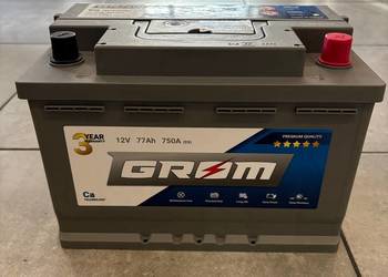 Akumulator 77Ah 750A GROM Premium