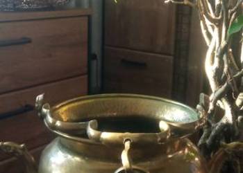 Doniczka mosiężna bardzo duża okazja tanio !!!