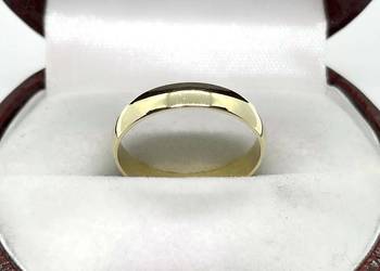 Złota Obrączka Próby 333 1,94g Rozmiar 17 Żółte Złoto Ocechowana
