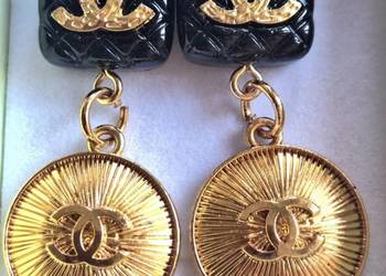 kolczyki Chanel z zawieszek