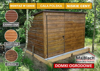 Garaż Blaszany -Schowek na Narzędzia-Magazyn Ogrodowy-Wiata- Maj-BlacH