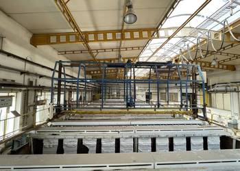 Półautomatyczna linia galwaniczna do anodowania profili aluminiowych do 6,2