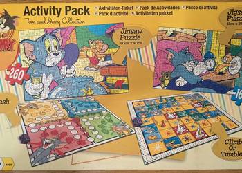 Tom And Jerry Collection Activity Pack Board Games Puzzles Hanna Barbera