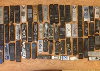 75 sztuk różnych starszych pilotów VIDEO TV DEKODER DVD MP3