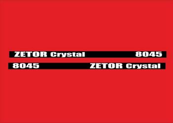 Naklejki zetor crystal 8045 zamienniki