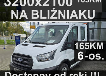 Ford Transit 6-os Skrzynia na bliźniaku 3800x2100 Hak 165KM Podwójna kabin…