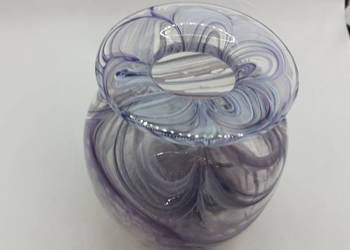 Wazon ze szkła dmuchanego - artystyczny