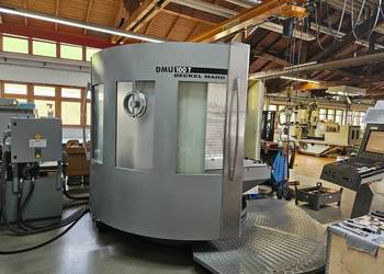 DMG DMC 100T, rok 2003, pionowe centrum obróbcze CNC z uchylną głowicą wrze