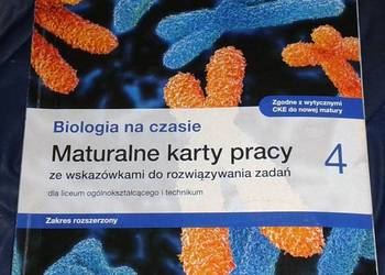 Biologia na czasie 4 Maturalne karty pracy - B. Grądzki, A. Krote, A. Tyc