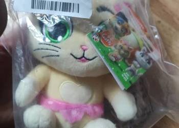 44 Koty Maskotka Kotka Pilou 26 cm Urocza Beżowa Kotek Oryginalny Pluszak