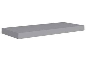 vidaXL Półki ścienne, 2 szt., szare, 60x23,5x3,8 cm, MDF(SKU323854)