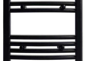 Grzejnik łazienkowy wygięty 480 x 480 mm czarny WM-141912