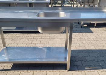 Zlew 1 Komory z Miejscem Pod Zmywarkę 180/60/85 cm M.747