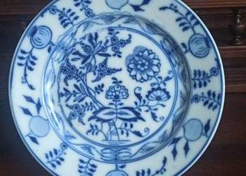 Patera. Talerz. Wzór cebulowy. Dresden. Patera. Talerz. Wzór cebulowy. Dresden.