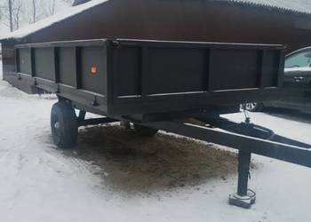 Przyczepa jednoosiowa wywrotka na trzy strony