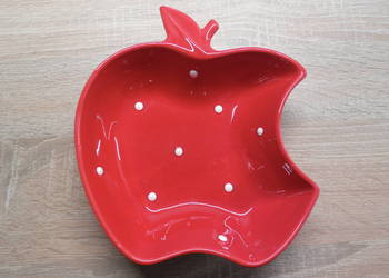 Miseczka/salaterka ceramiczna w kształcie jabłka