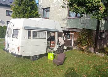 VW LT 28 Sven Hedin Westfalia 1980 Zolte blachy