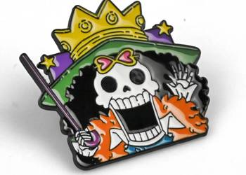 Brook | 5 cm | Metal | Przypinka | One Piece