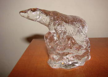 Niedźwiedź polarny - przycisk do papieru Bergdala Sweden