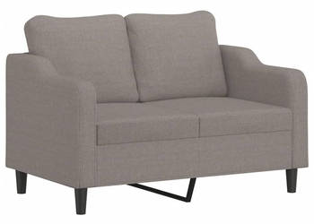 Sofa 2-osobowa kolor taupe 140 cm tapicerowana tkaniną WM-359358