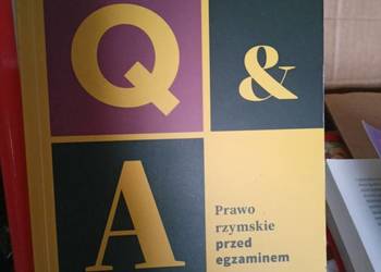 Prawo rzymskie przed egzaminem książki wysyłka gratis Trójmiasto podręcznik