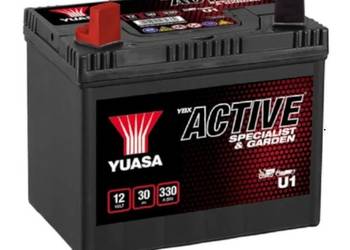 Akumulator 12V 30Ah YUASA U1 garden - kosiarka traktorek