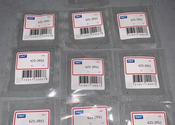 Łożysko kulkowe zwykłe SKF 623-2RS1 d=3mm x 10szt