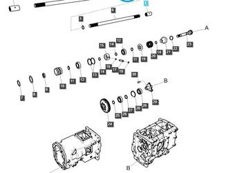 Łącznik wałka napędowego 20T  4WD / LS PLUS70 / LS PLUS80 / LS PLUS90 / 40…