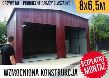 Garaż Blaszany Dwuspadowy | Magazyn Rolniczy -  GRZYWSTAL