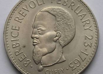 GUJANA 1 DOLAR 1970 - CUFFY - STAN 1/2
